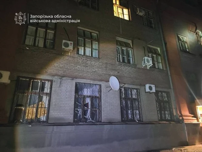Наслідки удару по гаражному кооперативу в Запоріжжі в ніч проти 10 серпня