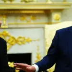 Зеленський і Трамп під час зустрічі у Білому домі